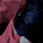 Fjern Womens Eldfjall Waterproof Down Jacket (Aubergine/Navy)