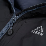 Fjern Womens Eldfjall Waterproof Down Jacket (Black/Storm)