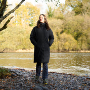 Fjern Womens Eldfjall Waterproof Down Parka (Black/Storm)