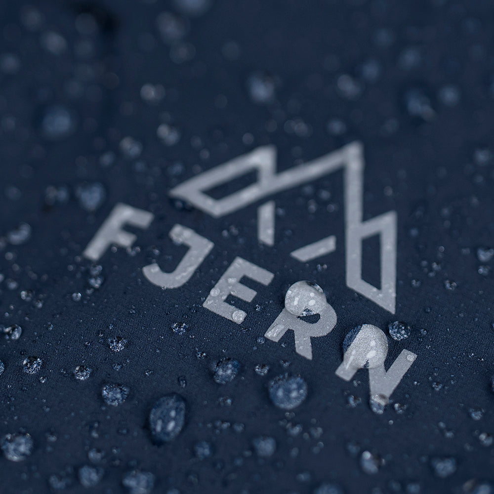 Fjern Womens Eldfjall Waterproof Down Parka (Navy/Rust)