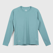Womens Fjall LS Crew T-Shirt (Mineral Blue)