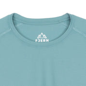 Womens Fjall LS Crew T-Shirt (Mineral Blue)
