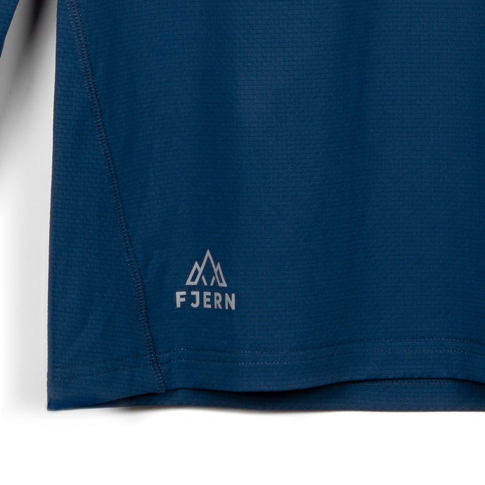 Womens Fjall LS Crew T-Shirt (Poseidon)
