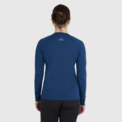 Womens Fjall LS Crew T-Shirt (Poseidon)