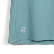 Womens Fjall Crew T-Shirt (Mineral Blue)