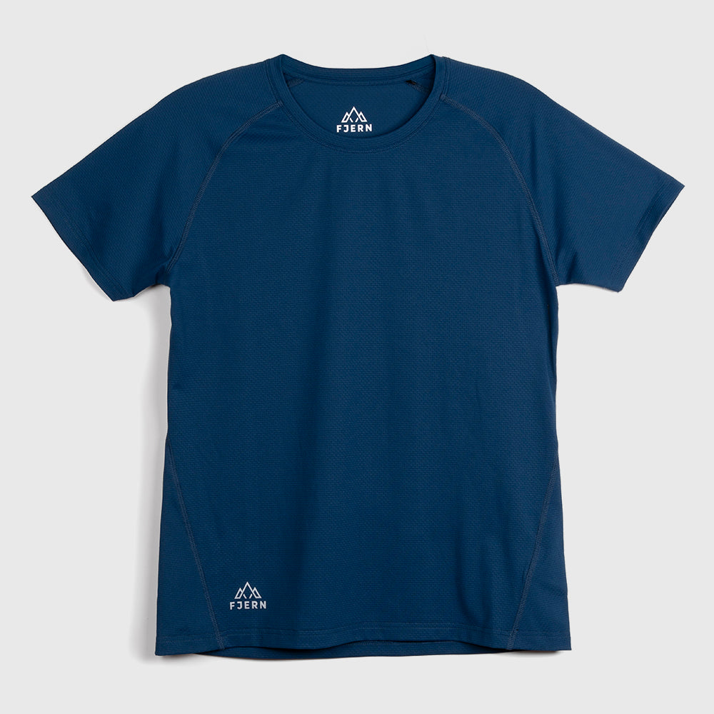 Womens Fjall Crew T-Shirt (Poseidon)