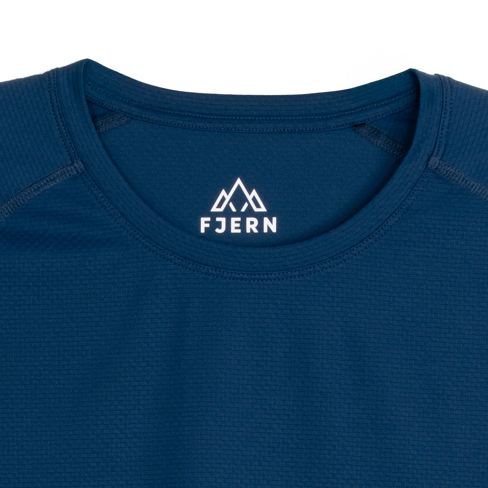 Womens Fjall Crew T-Shirt (Poseidon)