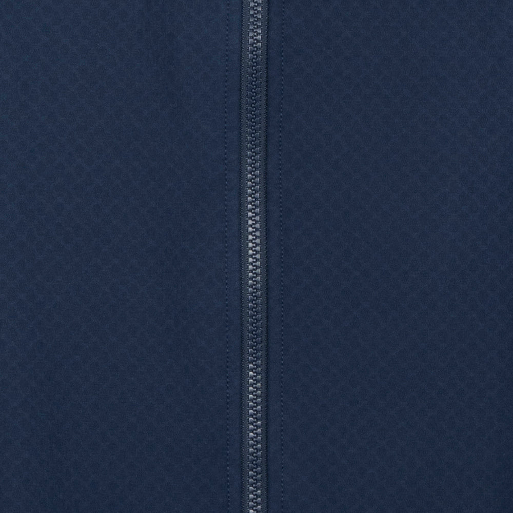 Womens Fjälltopp Tech Hooded Jacket (Navy/Mustard)