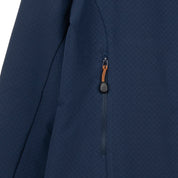 Womens Fjälltopp Tech Hooded Jacket (Navy/Mustard)