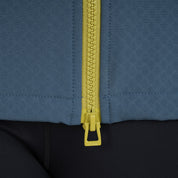 Womens Fjälltopp Tech Hooded Jacket (Orion Blue/Lime)