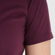 Womens Henge Merino Blend T-Shirt (Aubergine)