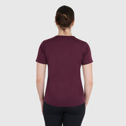 Womens Henge Merino Blend T-Shirt (Aubergine)