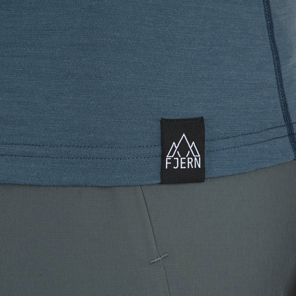 Womens Henge Merino Blend T-Shirt (Orion Blue)