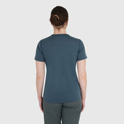 Womens Henge Merino Blend T-Shirt (Orion Blue)