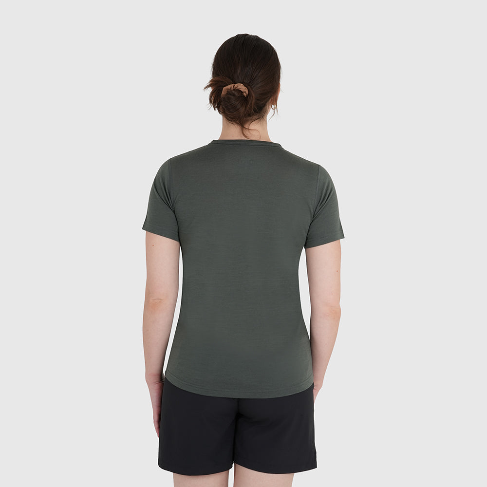 Womens Henge Merino Blend T-Shirt (Urban Chic)