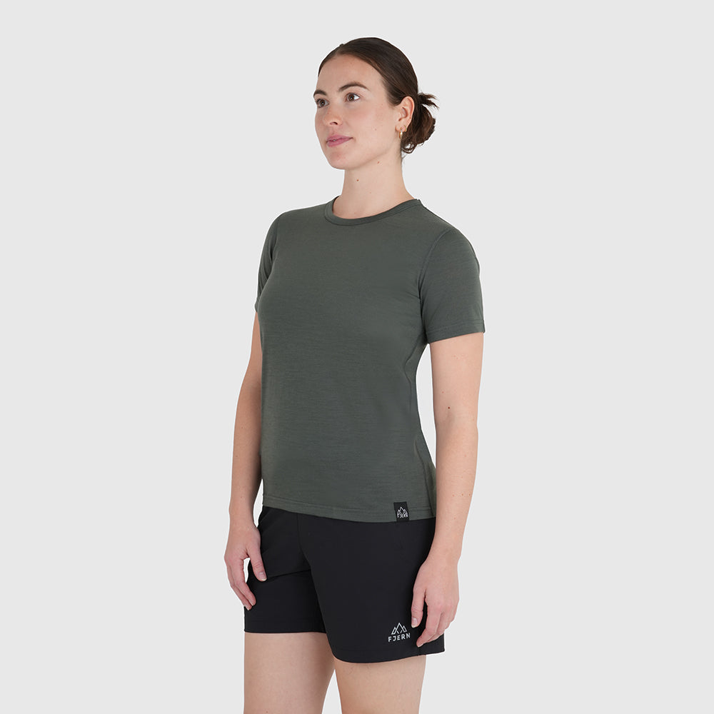 Womens Henge Merino Blend T-Shirt (Urban Chic)