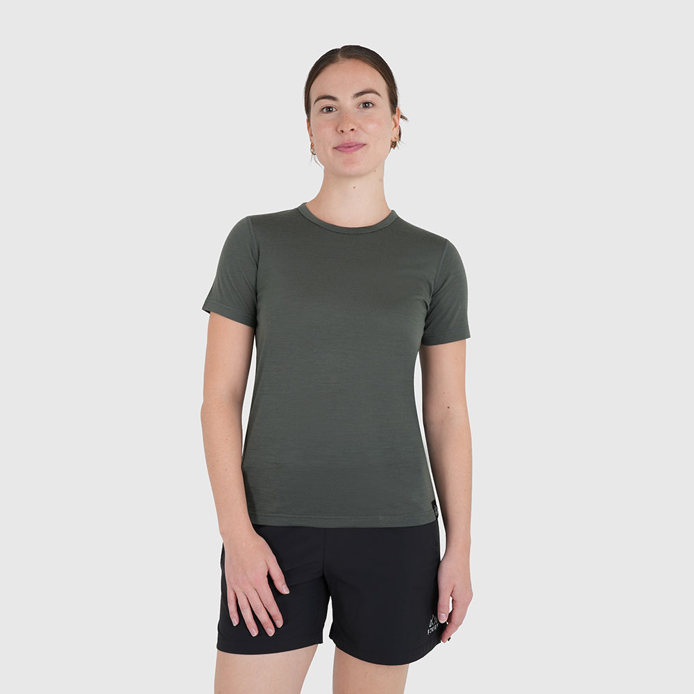 Womens Henge Merino Blend T-Shirt (Urban Chic)