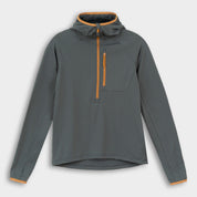 Womens Klifra Light Grid Fleece Hoodie (Urban Chic/Mustard)