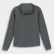 Womens Klifra Light Grid Fleece Hoodie (Urban Chic/Mustard)
