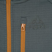 Womens Klifra Light Grid Fleece Hoodie (Urban Chic/Mustard)