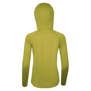 Fjern Womens Klifra Light Grid Fleece Pullover (Lime/Storm)