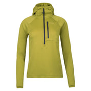 Fjern Womens Klifra Light Grid Fleece Pullover (Lime/Storm)