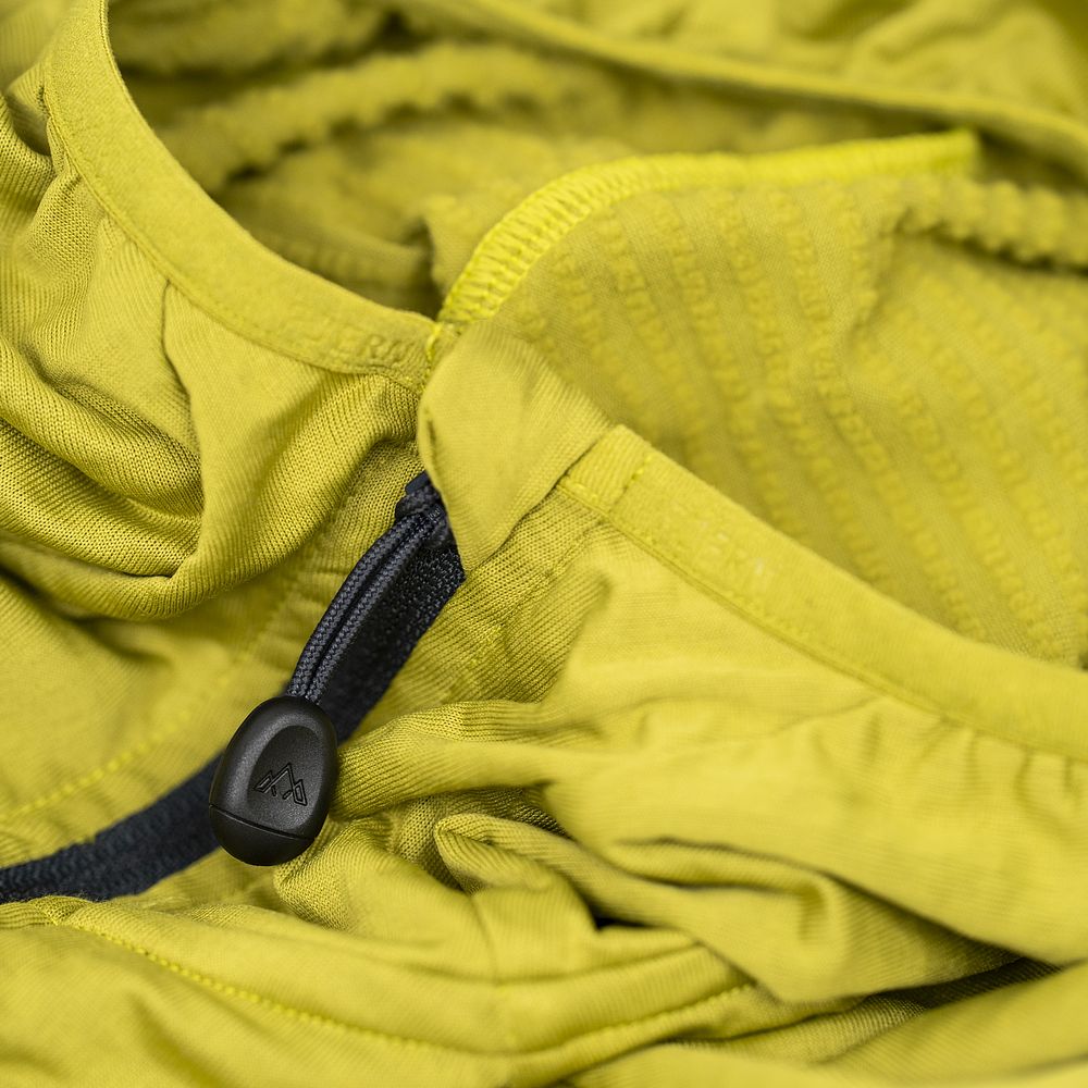Fjern Womens Klifra Light Grid Fleece Pullover (Lime/Storm)