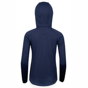 Fjern Womens Klifra Light Grid Fleece Pullover (Navy/Moss)