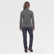 Womens Klifra 1/2 Zip Light Grid Fleece (Urban Chic/Mustard) ✦AI