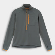 Womens Klifra 1/2 Zip Light Grid Fleece (Urban Chic/Mustard)