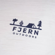 Womens Landscape Merino Blend T-Shirt (Chalk/Navy)