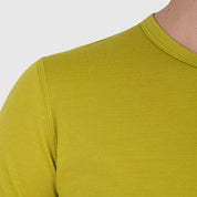Womens Landscape Merino Blend T-Shirt (Lime/Petrol)