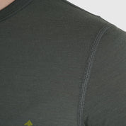 Womens Landscape Merino Blend T-Shirt (Urban Chic/Lime)