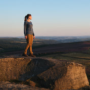 Fjern - Womens Nord Softshell Trousers (Moss) | Conquer any terrain with our Nord mountaineering trousers, designed for all-season hiking