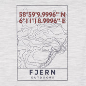 Womens Preikestolen Merino Blend T-Shirt (Mist Grey Melange/Navy)