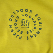 Womens Roundel Merino Blend T-shirt (Lime/Petrol)