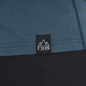 Womens Roundel Merino Blend T-shirt (Orion Blue/Mineral Blue)
