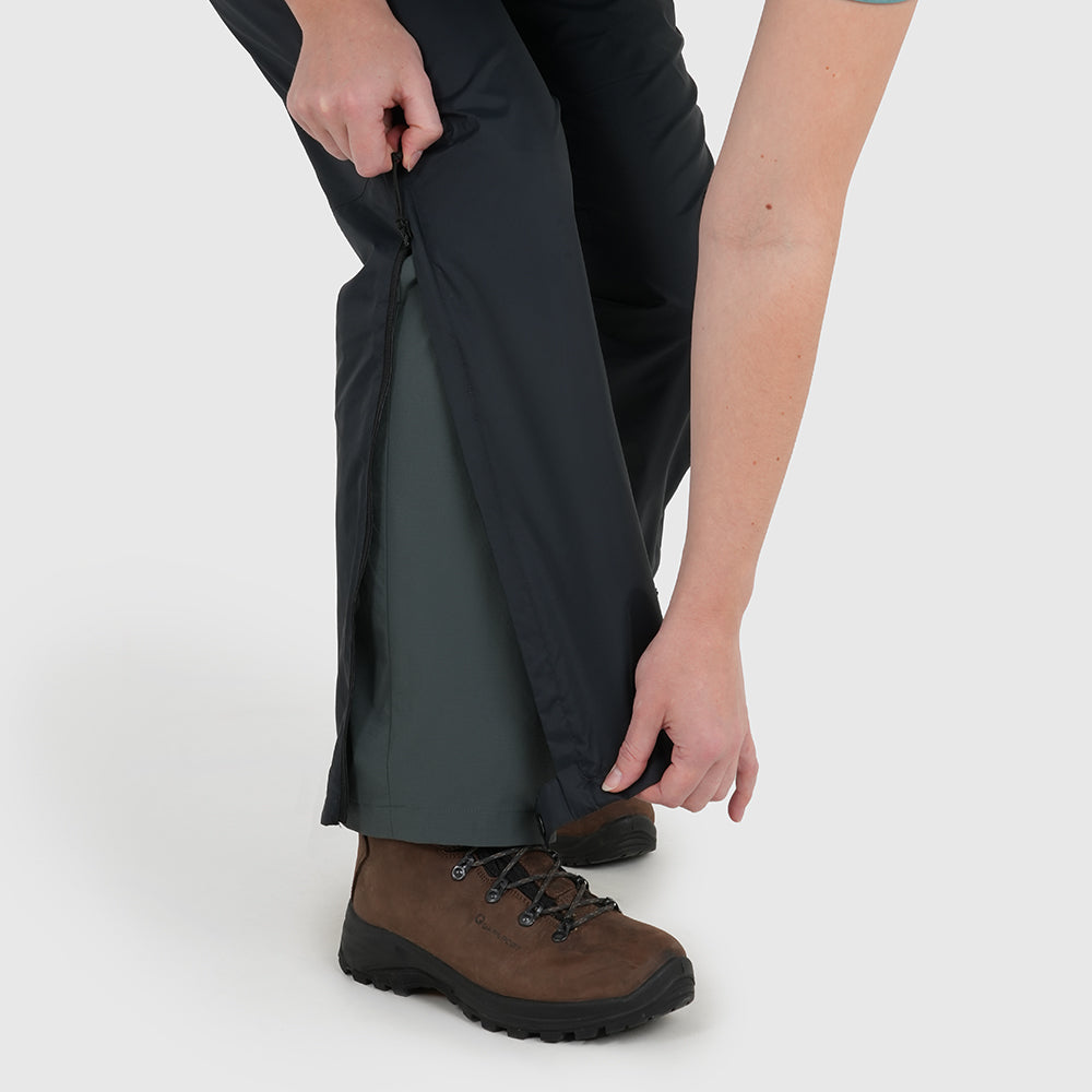 Womens Täckning Waterproof Over Trousers (Black)