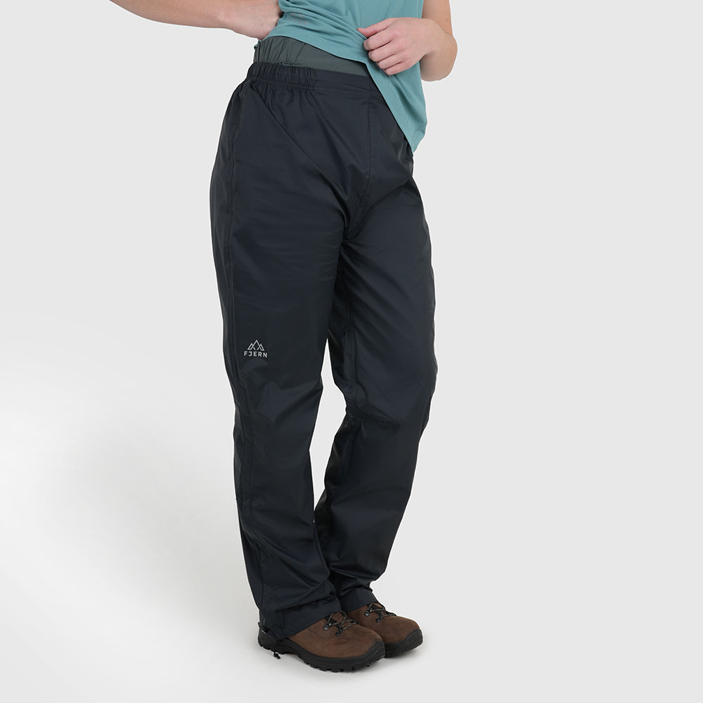 Womens Täckning Waterproof Over Trousers (Black)