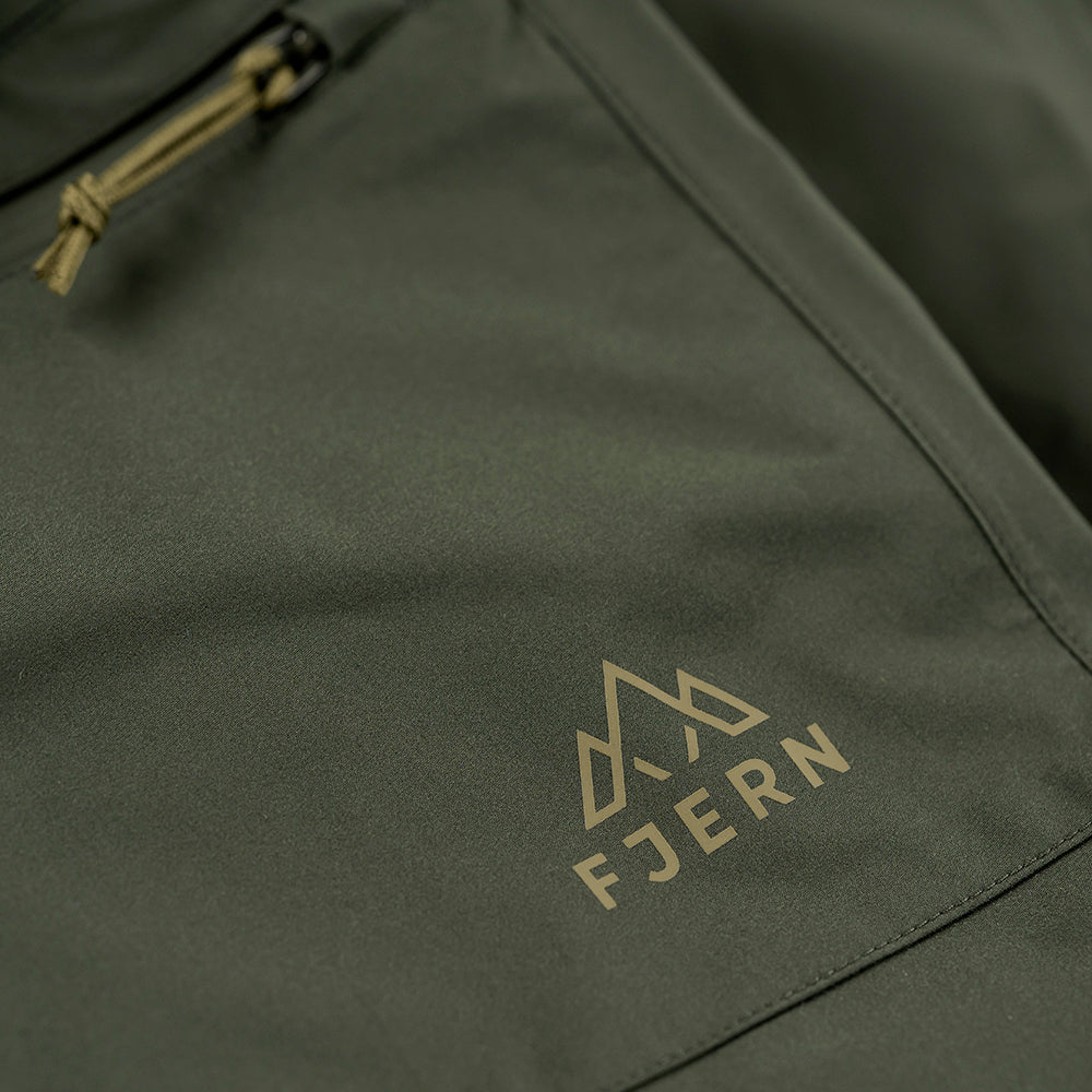 Womens Vernd 3L Waterproof Trousers (Forest)