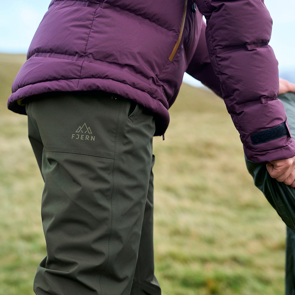 Womens Vernd 3L Waterproof Trousers (Forest)