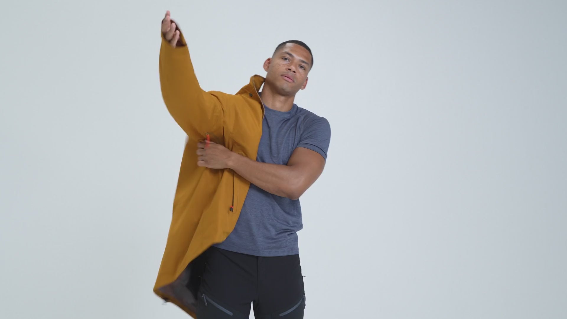 Mens Forsvar Eco Waterproof Jacket (Indigo)