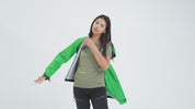 Womens Skjold Packable Waterproof Jacket (Navy/Cobalt)