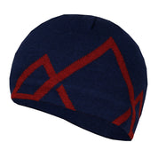Fjern - Brann Merino Blend Beanie (Navy/Rust) | Stay warm and stylish in the great outdoors with our merino blend beanie