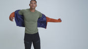 Mens Aktiv Down Hoodless Jacket (Stealth)