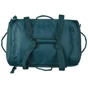 Fjern - Fördra 40L Duffle Bag (Petrol) | Made from durable 100% recycled polyester with a TPU-film laminate, the Fördra duffle bag offers 40L of storage, multiple pockets, and versatile carrying options