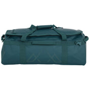Fjern - Fördra 70L Duffle Bag (Petrol) | Made from durable 100% recycled polyester with a TPU-film laminate, the Fördra duffle bag offers 70L of storage, multiple pockets, and versatile carrying options