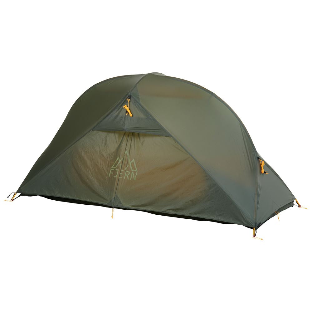 Fjern - Gökotta 1 Tent (Thyme) | Enhance your solo mountain adventures with the Gokotta 1 ultra-light, three-season, one-person tent