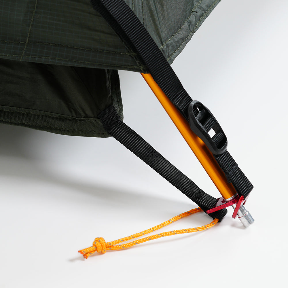 Fjern - Gökotta 1 Tent (Thyme) | Enhance your solo mountain adventures with the Gokotta 1 ultra-light, three-season, one-person tent