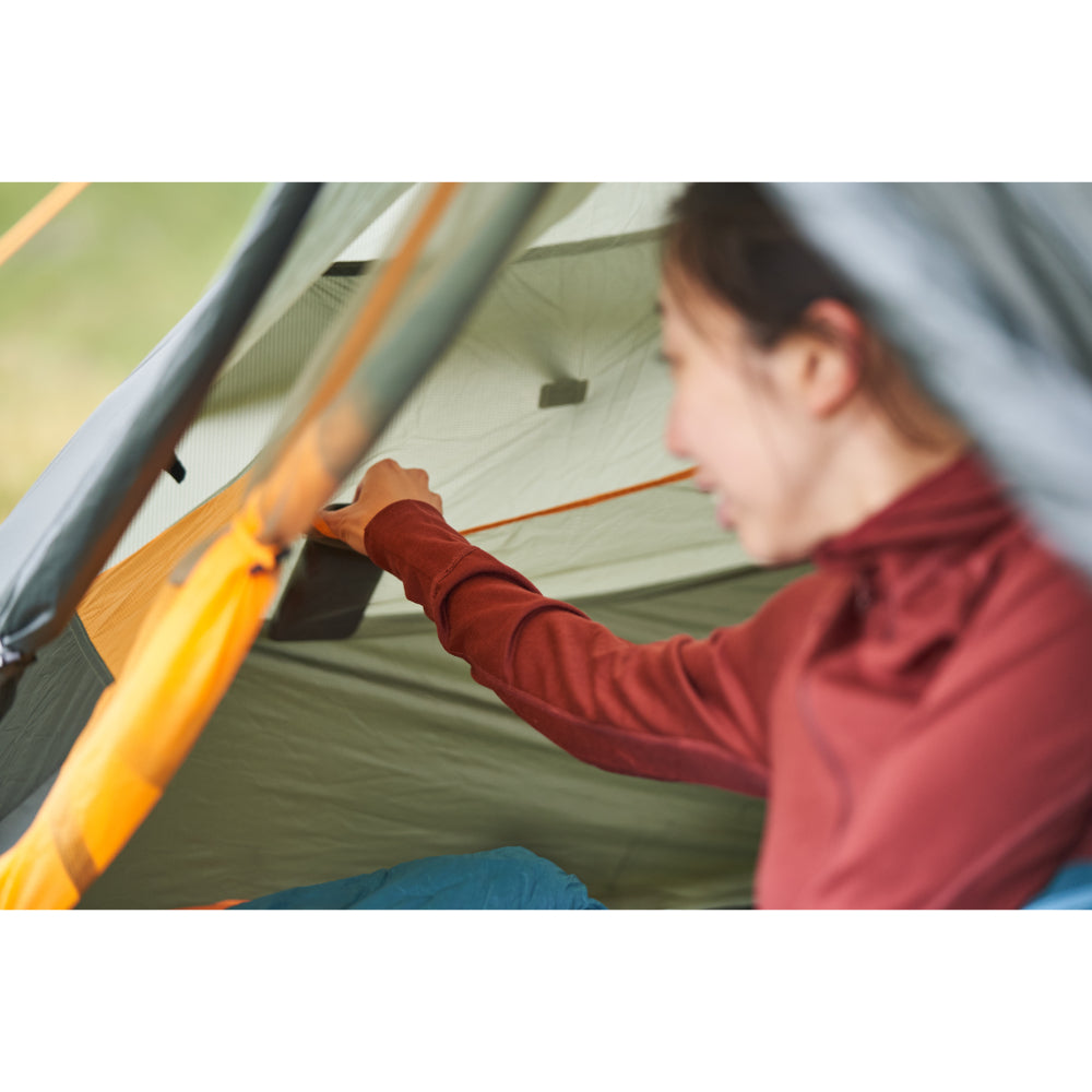 Fjern - Gökotta 2 Tent (Thyme) | Enhance your mountain adventures with the Gokotta 2, an ultra-light, two-person tent designed for fast and light trips